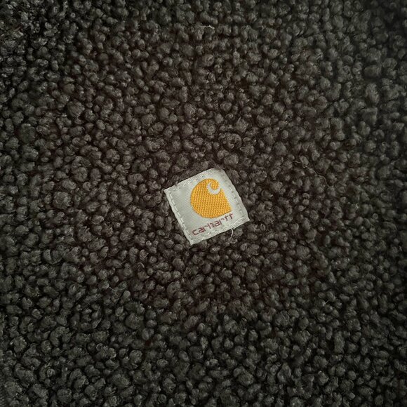 Carhartt half-snap fleece hoodie S 8-10 - Picture 3 of 9